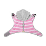 FTVOGUE Doglemi Ajustable A Prueba de Escape Gato Arnés con Capucha Chaleco Suave Collar Correa para Mascotas Al Aire Libre Caminar Jugando(Pink)