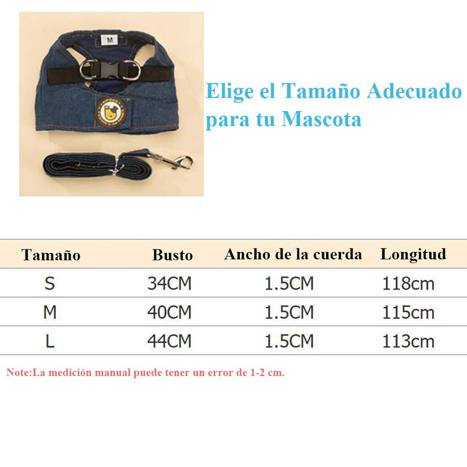 Atomzone Arnes para Perro, Adecuado para Perros Pequeños Perros Jóvenes o Gatos, Máxima protección y Comodidad para tu Mascota en Todo Momento (M (Mediana))