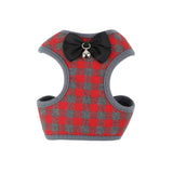 HuldaqueenMX Juego de arnés y Correa para Perros pequeños Arnés para Chaleco para Mascotas con Malla Bowknot Acolchado para Cachorros pequeños Perros Yorkshire Pug