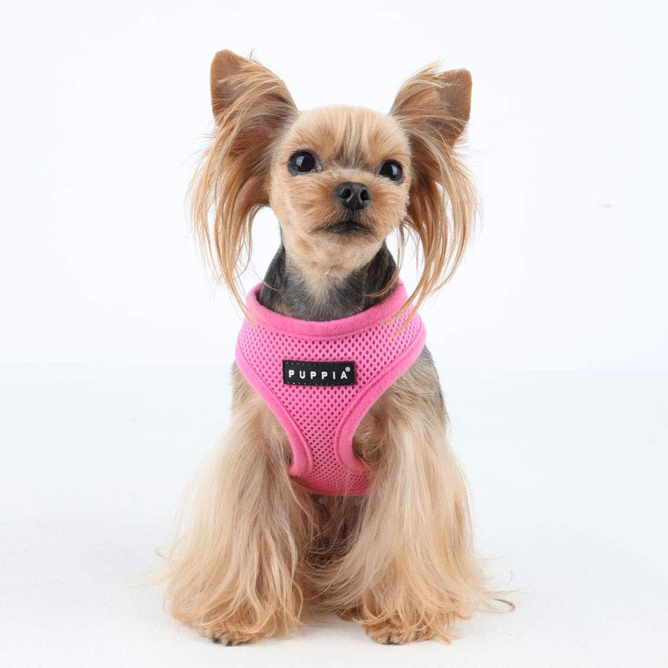 Dog Harnesses- Puppia, Rosado, Mediano