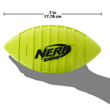 Nerf Juguete de Goma para Perro Dog Squeak, Sencillo, Verde, Large
