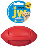 JW Pet Company iSqueak Funble Football Dog Toy, Small (Colors Vary)
