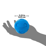 Nerf Pelota de fútbol para Perro, Fútbol, Green/Blue (2 Pack), Mediano