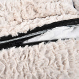 Amazon Basics Cuddler Cama para Mascotas, Suave y cómoda, Negro, Large