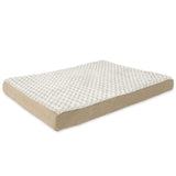 FurHaven NAP Pet Bed Egg-Crate Orthopedic Pet Mattress Deluxe Dog or Cat Bed, Water-Resistant Base