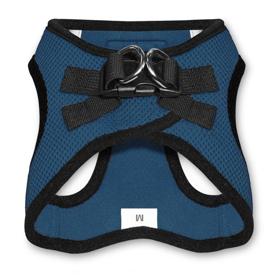 Arnés de Malla para Perros, Best Pet Supplies, Inc., Voyager All Weather Step-in Color Base Azul, Extra Pequeño