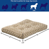 MidWest Quiet Time Cama para Mascotas Deluxe Mocha Ombre Swirl 40 x 27