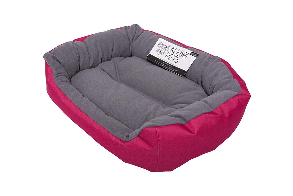 ALEBRIPETS Cama para Perro, Exterior a Prueba de Agua, cómoda, Lavable, Resistente a rasguños, 100% Mexicana (tamaño y Color a Escoger)