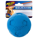 Nerf Pelota de fútbol para Perro, Fútbol, Green/Blue (2 Pack), Mediano