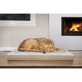 FurHaven NAP Pet Bed Egg-Crate Orthopedic Pet Mattress Deluxe Dog or Cat Bed, Water-Resistant Base
